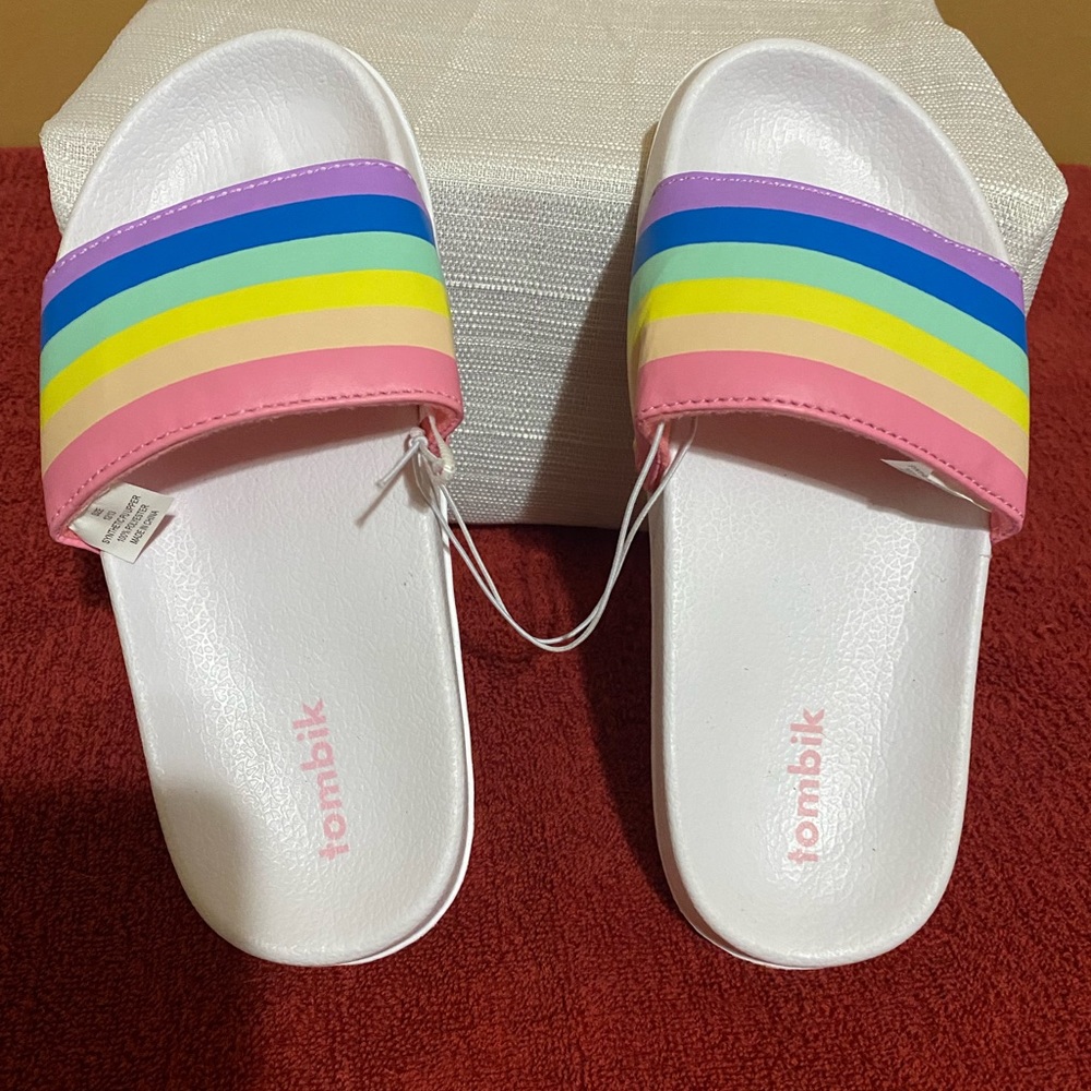 Kids slip on cushion sandals